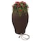 Emsco Group 50 Gallon Flatback Stoneware Urn Rain Barrel, 50 Gallons, Brown 2234-1 - alternate 1